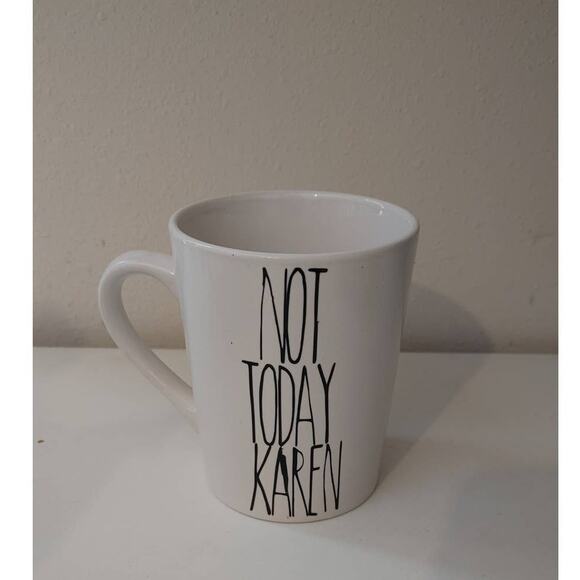 Coffee Mug "Not Today Karen" Funny Tea Ceramic New - Picture 1 of 5